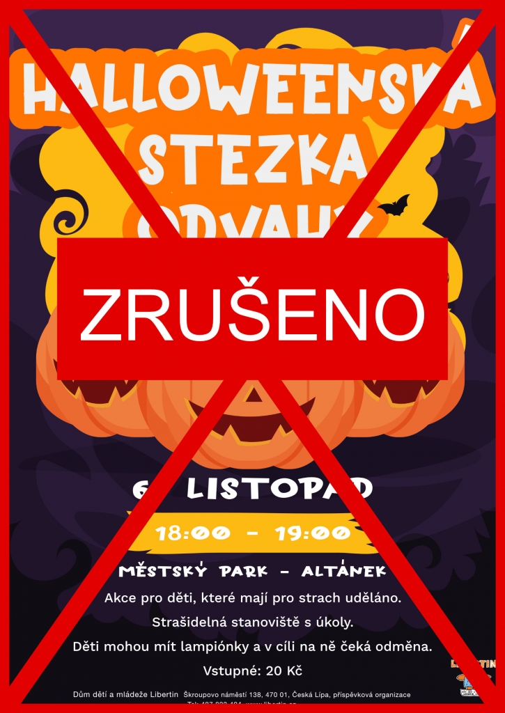 Halloweenská stezka odvahy