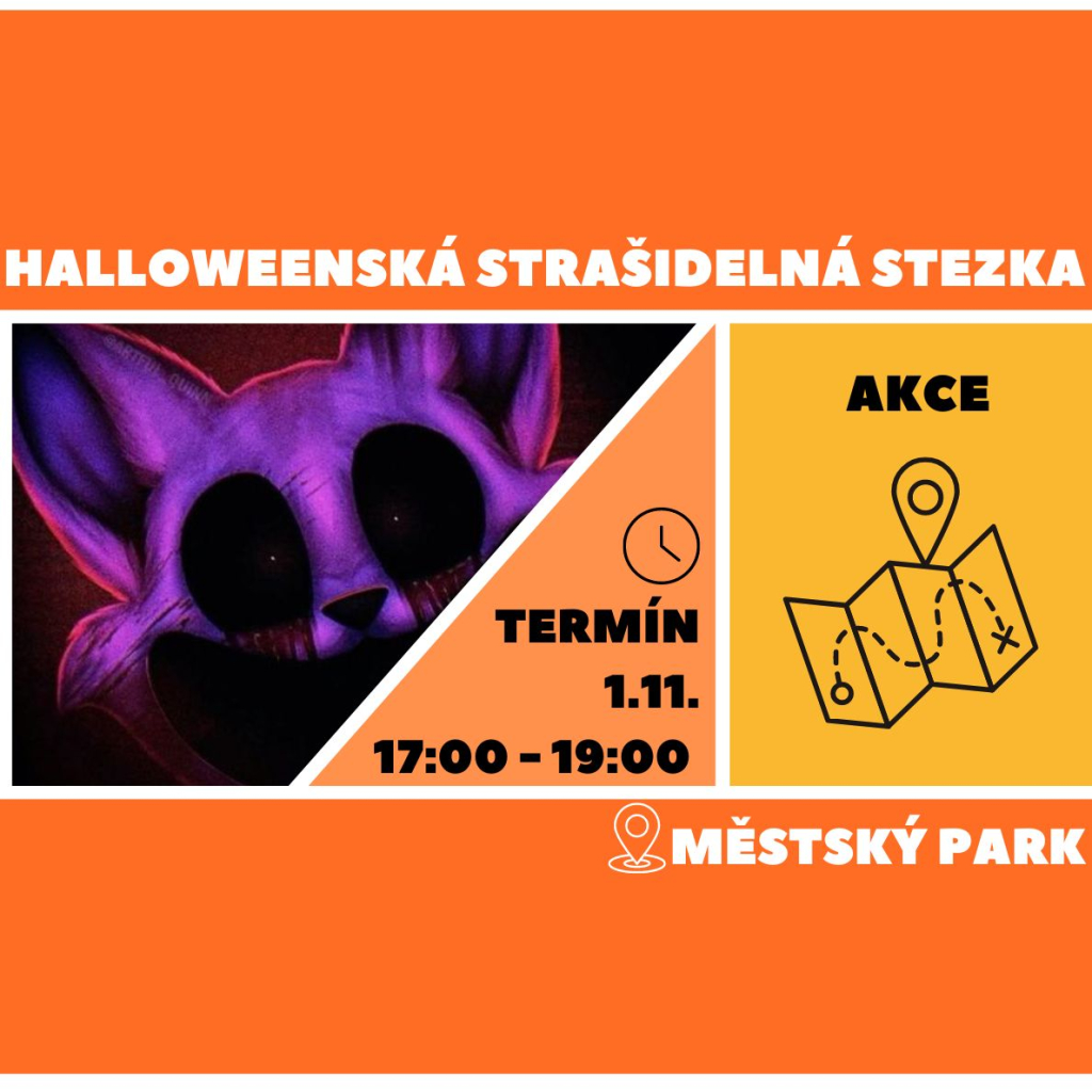 Halloweenská strašidelná stezka