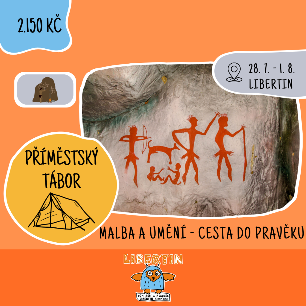 PT - Malba a umění aneb CESTA DO PRAVĚKU pro mladší