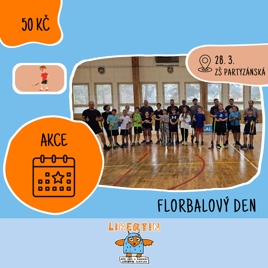 Florbalový den s Libertinem 2026