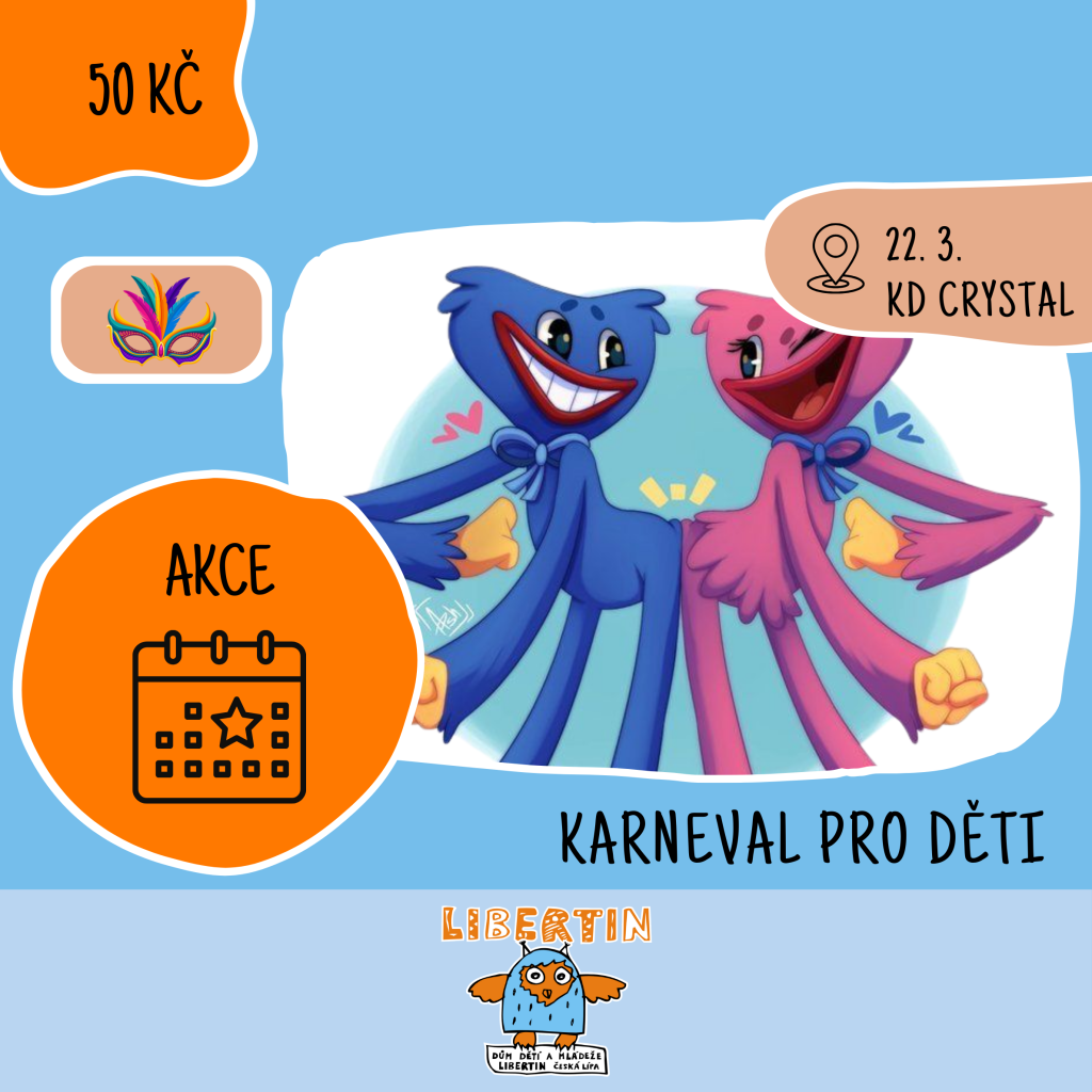 KARNEVAL s HUGGYM A JEHO PŘÁTELI 2026