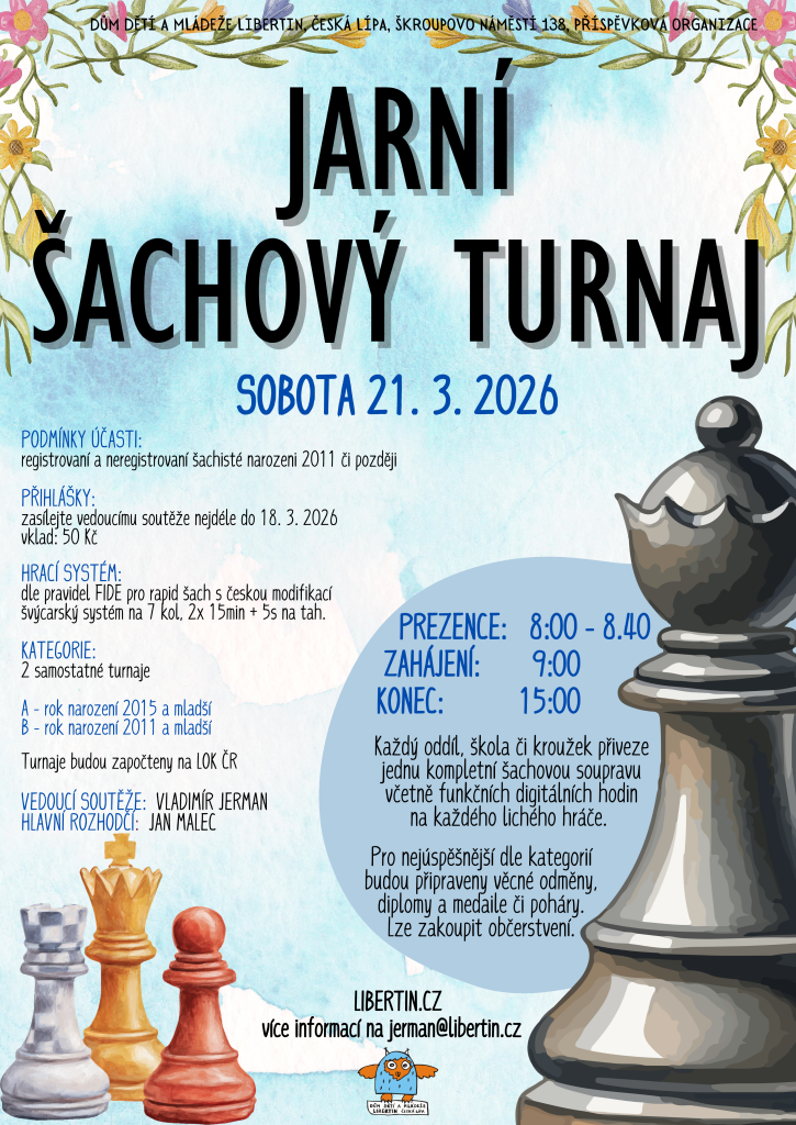 Jarní šachový turnaj 2026