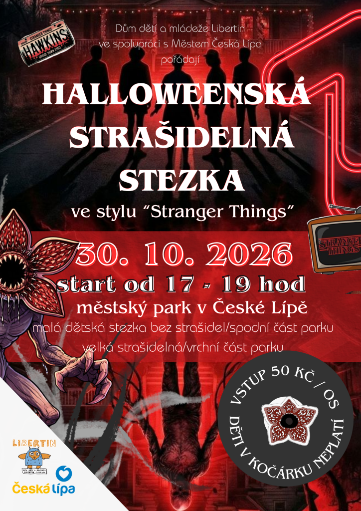 Halloweenská strašidelná stezka 