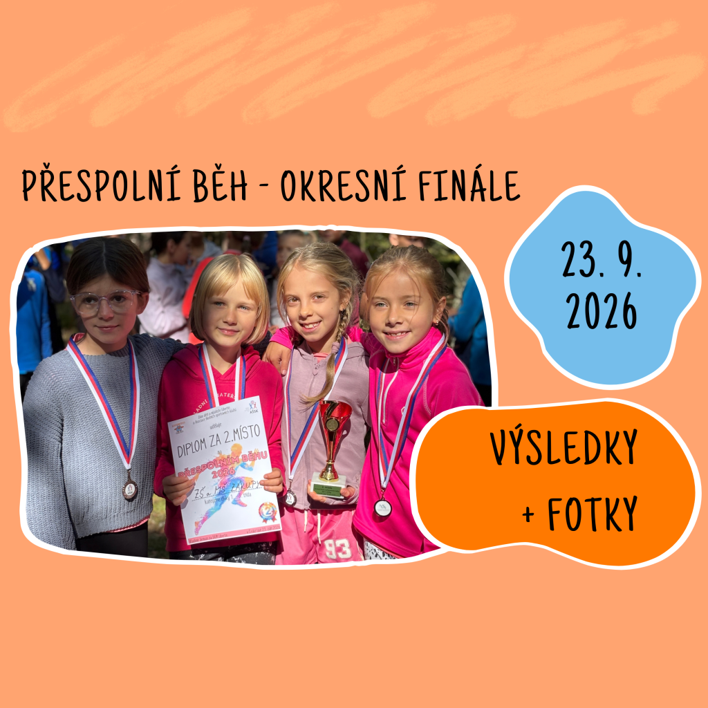 Přespolní běh - okresní finále mladší žáci