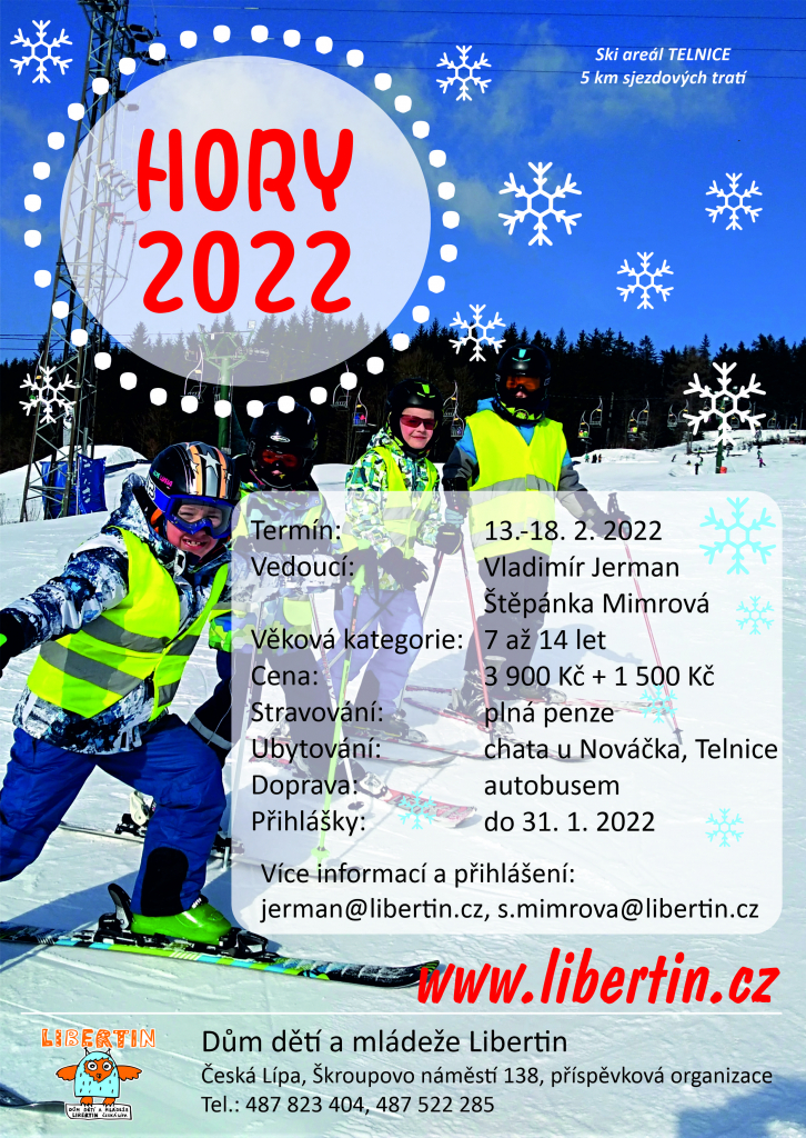 Jarní prázdniny s Libertinem - Hory 2022