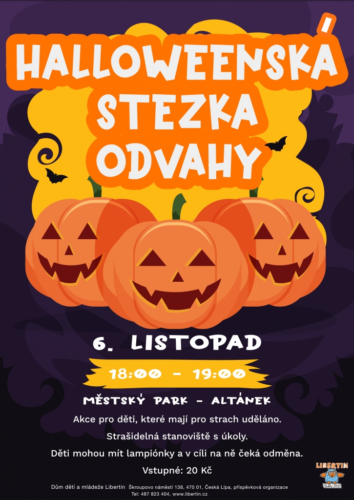 Halloweenská stezka odvahy