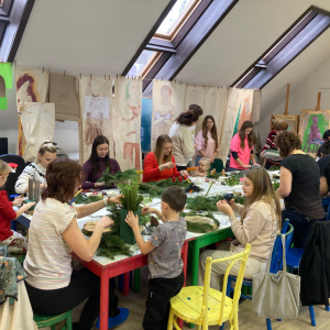 Výroba adventních věnců - dopolední