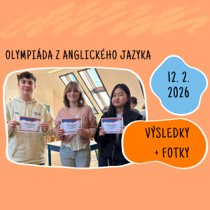 Olympiáda z anglického jazyka 2026