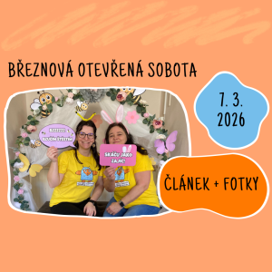 Otevřená sobota BŘEZEN