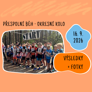 Přespolní běh - okresní kolo starších žáků