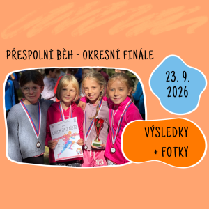 Přespolní běh - okresní finále mladší žáci